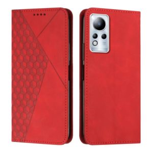 For Infinix Note 11 Diamond Splicing Skin Feel Magnetic Leather Phone Case(Red) (OEM)