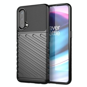 For OnePlus Nord CE 5G Thunderbolt Shockproof TPU Protective Soft Case(Black) (OEM)
