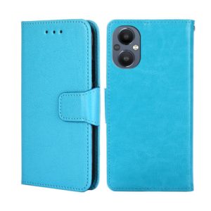 For OnePlus Nord N20 5G Crystal Texture Leather Phone Case(Light Blue) (OEM)