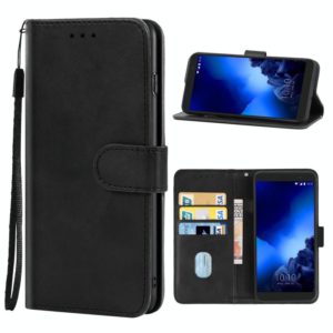 Leather Phone Case For Alcatel 1x Fingerprint Version(Black) (OEM)