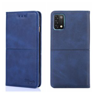For UMIDIGI A11 Cow Texture Magnetic Horizontal Flip Leather Phone Case(Blue) (OEM)