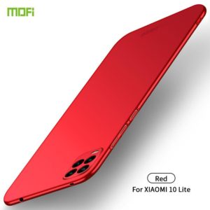 For Xiaomi Mi 10 Lite MOFI Frosted PC Ultra-thin Hard Case(Red) (MOFI) (OEM)