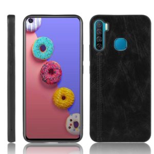 For Infinix S5 / S5 Lite/ X652 Shockproof Sewing Cow Pattern Skin PC + PU + TPU Case(Black) (OEM)