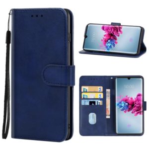For ZTE Axon 11 5G Leather Phone Case(Blue) (OEM)