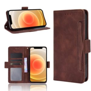 For iPhone 12 mini Multiple Card Slots Horizontal Flip Leather Case with Holder & Wallet (Brown) (OEM)