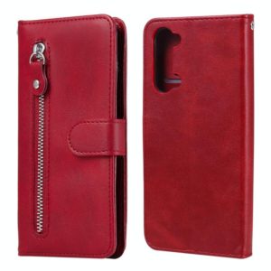 For OPPO Reno3 5G/ Find X2 Lite Fashion Calf Texture Zipper Horizontal Flip Leather Case with Holder & Card Slots & Wallet Function(Red) (OEM)
