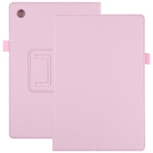 For Samsung Galaxy Tab A8 10.5 2021 Litchi Texture Solid Color Leather Tablet Case(Pink) (OEM)