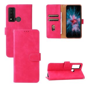 For TCL 20 XE Skin Feel Magnetic Flip Leather Phone Case(Rose Gold) (OEM)