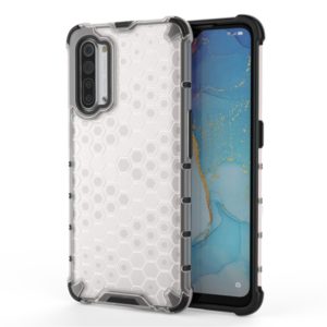 For OPPO Reno3 5G Shockproof Honeycomb PC + TPU Case(White) (OEM)