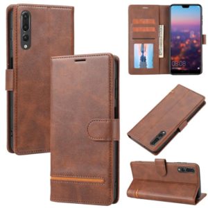 For Huawei P20 Pro Classic Wallet Flip Leather Phone Case(Brown) (OEM)