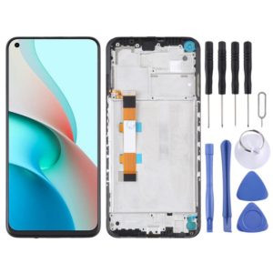 Original LCD Screen and Digitizer Full Assembly With Frame for Xiaomi Redmi Note 9 5G / Redmi Note 9T 5G M2007J22C (OEM)