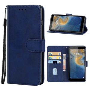 Leather Phone Case For ZTE Blade A31 Lite(Blue) (OEM)