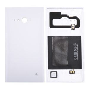 Solid Color NFC Battery Back Cover for Nokia Lumia 735 (White) (OEM)