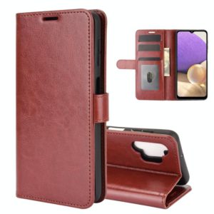 For Samsung Galaxy A32 5G R64 Texture Single Horizontal Flip Protective Case with Holder & Card Slots & Wallet& Photo Frame(Brown) (OEM)