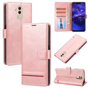 For Huawei Mate 20 Lite Classic Wallet Flip Leather Phone Case(Pink) (OEM)