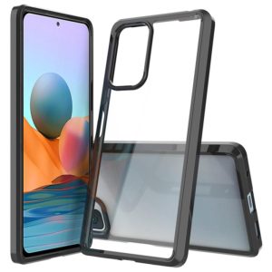 For Xiaomi Redmi Note 10 Pro Shockproof Scratchproof TPU + Acrylic Protective Case(Black) (OEM)