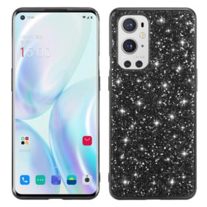 For OnePlus 8T Glitter Powder Shockproof TPU Protective Case(Black) (OEM)