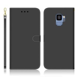 For Galaxy S9 Imitated Mirror Surface Horizontal Flip Leather Case with Holder & Card Slots & Wallet & Lanyard(Black) (OEM)