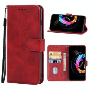 For Motorola Edge 20 Fusion Leather Phone Case(Red) (OEM)