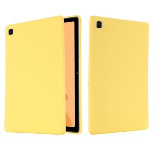 For Samsung Galaxy Tab A7 2020 Solid Color Liquid Silicone Shockpoof Tablet Case(Yellow) (OEM)