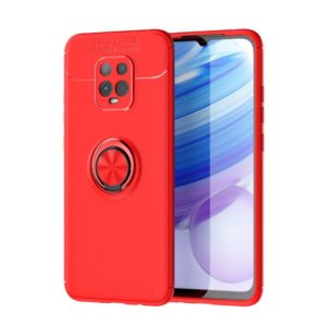 For Xiaomi Redmi 10X Pro 5G Lenuo Shockproof TPU Protective Case with Invisible Holder(Red) (lenuo) (OEM)