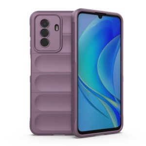 For Huawei Enjoy 50 4G / Nova Y70 Magic Shield TPU + Flannel Phone Case(Purple) (OEM)