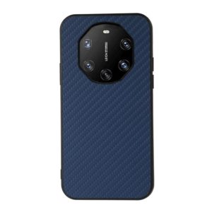 For Huawei Mate 40 RS Accurate Hole Carbon Fiber Texture Shockproof Case(Blue) (OEM)