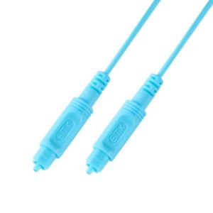 2m EMK OD2.2mm Digital Audio Optical Fiber Cable Plastic Speaker Balance Cable(Sky Blue) (EMK) (OEM)