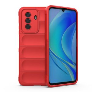 For Huawei Enjoy 50 4G / Nova Y70 Magic Shield TPU + Flannel Phone Case(Red) (OEM)