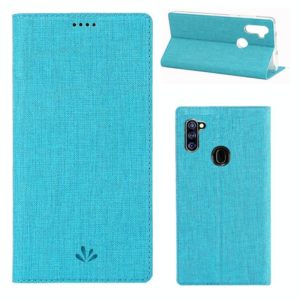 For Samsung Galaxy A11 / M11(International Version) ViLi Shockproof TPU + PU Horizontal Flip Protective Case with Card Slot & Holder(Blue) (ViLi) (OEM)