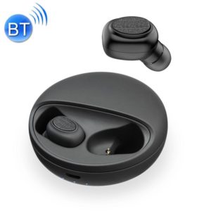 YH-03 TWS V5.0 Wireless Stereo Bluetooth Headset with Charging Case, Support Voice Assistant(Black) (OEM)