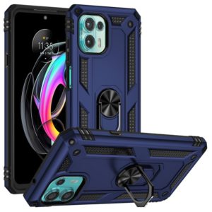 For Motorola Moto Edge 20 Lite Shockproof TPU + PC Phone Case(Blue) (OEM)
