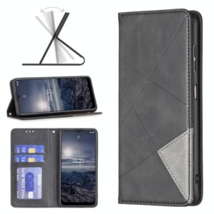For Nokia G21 / G11 Prismatic Invisible Magnetic Leather Phone Case(Black) (OEM)