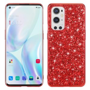 For OnePlus 9 Glitter Powder Shockproof TPU Protective Case(Red) (OEM)