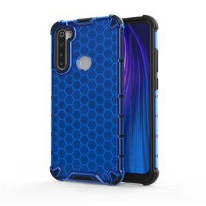 For Redmi Note 8 Shockproof Honeycomb PC + TPU Case(Blue) (OEM)