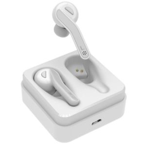 T88 Mini Touch Control Hifi Wireless Bluetooth Earphones TWS Wireless Earbuds with Charger Box(White) (OEM)