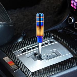 Universal Flame Colorful Long Strip Shape Car Gear Shift Knob Modified Shifter Lever Knob, Length: 13cm (OEM)