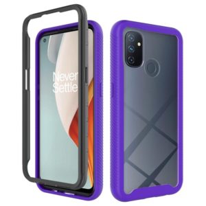 For OnePlus Nord N100 Starry Sky Solid Color Series Shockproof PC + TPU Protective Case(Purple) (OEM)