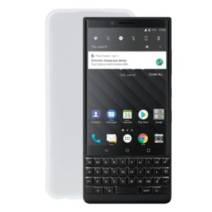 TPU Phone Case For BlackBerry KEY2(Transparent White) (OEM)