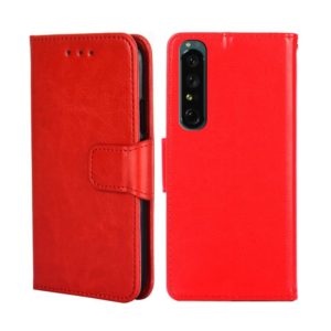 For Sony Xperia 1 IV Crystal Texture Leather Phone Case(Red) (OEM)