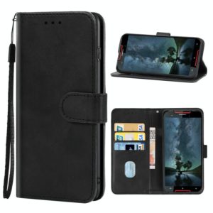 Leather Phone Case For Cubot Quest Lite(Black) (OEM)