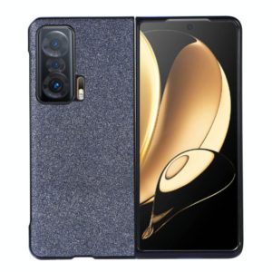 For Honor Magic V Glitter PU Leather Phone Case(Black Glitter) (OEM)