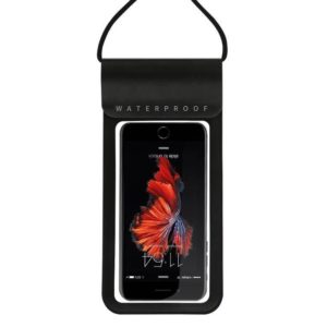 Outdoor Diving Swimming Mobile Phone Touch Screen Waterproof Bag for 5.1 to 6 Inch Mobile Phone(Black) (OEM)