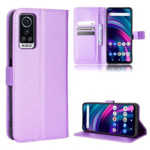 For BLU G91 Max Diamond Texture Leather Phone Case(Purple) (OEM)
