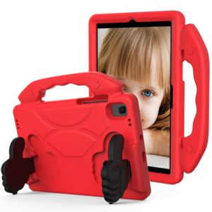 For Samsung Galaxy Tab A7 10.4(2020)T500/T505 EVA Material Children Flat Anti Falling Cover Protective Shell With Thumb Bracket(Red) (OEM)