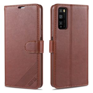 For Huawei Enjoy Z 5G AZNS Sheepskin Texture Horizontal Flip Leather Case with Holder & Card Slots & Wallet(Brown) (AZNS) (OEM)