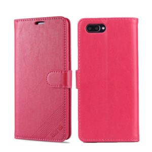 For OPPO K1 AZNS Sheepskin Texture Horizontal Flip Leather Case with Holder & Card Slots & Wallet(Red) (AZNS) (OEM)