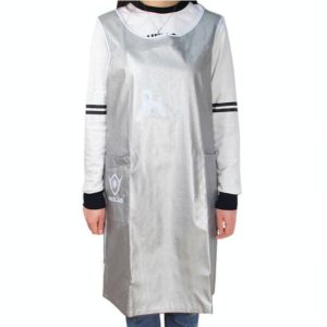 Sleeveless Pet Apron Beauty Gown Pet Grooming Beautician Smock Waterproof Clothing Pet Store Aprons,M, Length: 93cm(Silver) (OEM)