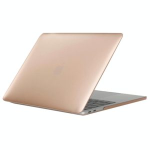 Laptop Metal Style Protective Case for MacBook Pro 15.4 inch A1990 (2018) (Gold) (OEM)