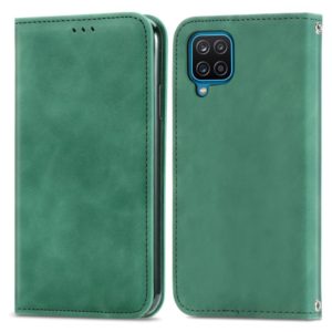 Retro Skin Feel Business Magnetic Horizontal Flip Leather Case with Holder & Card Slots & Wallet & Photo Frame For Samsung Galaxy A12(Green) (OEM)